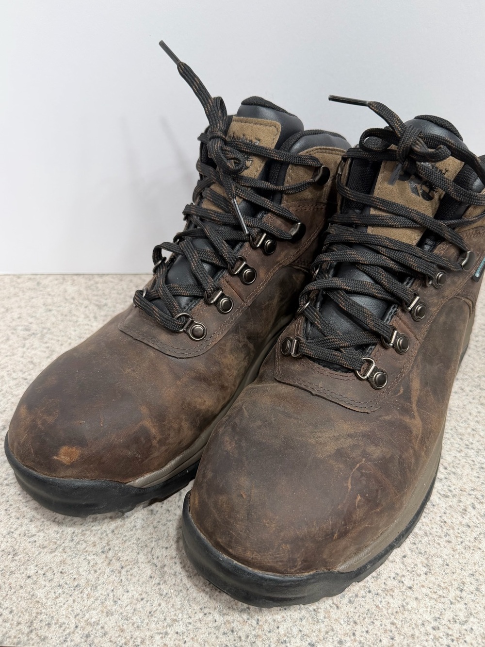 TIMBERLAND Pro Series Steel Safety Toe Work Waterproof Boots Men's Size 10 A1Q8V